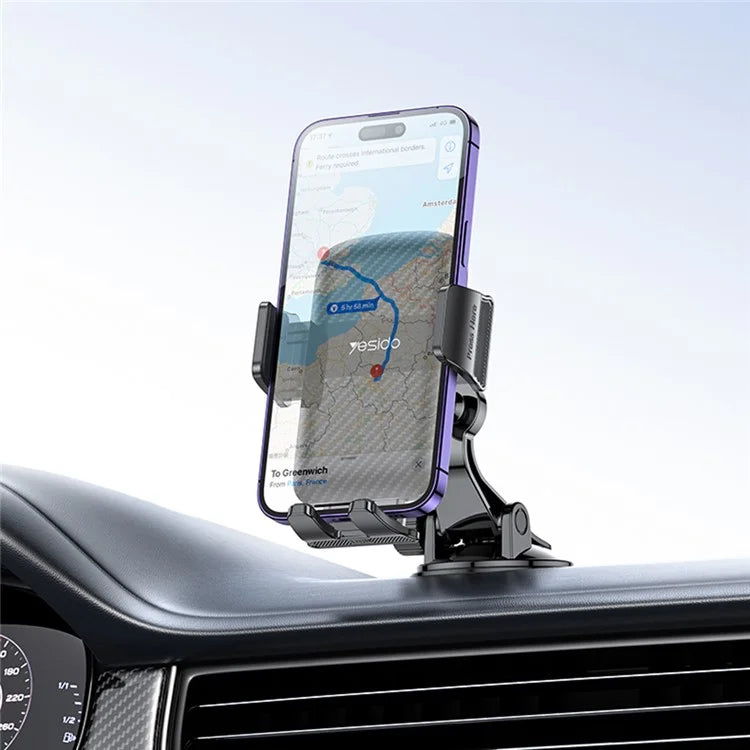 TASX C175 Mini Suction Cup Dashboard & Windscreen Phone Mount – Rotating Holder
