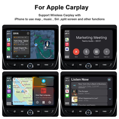 TASX THT-020-2 iP Wireless CarPlay Converter Dongle for Wired CarPlay, Plug & Play