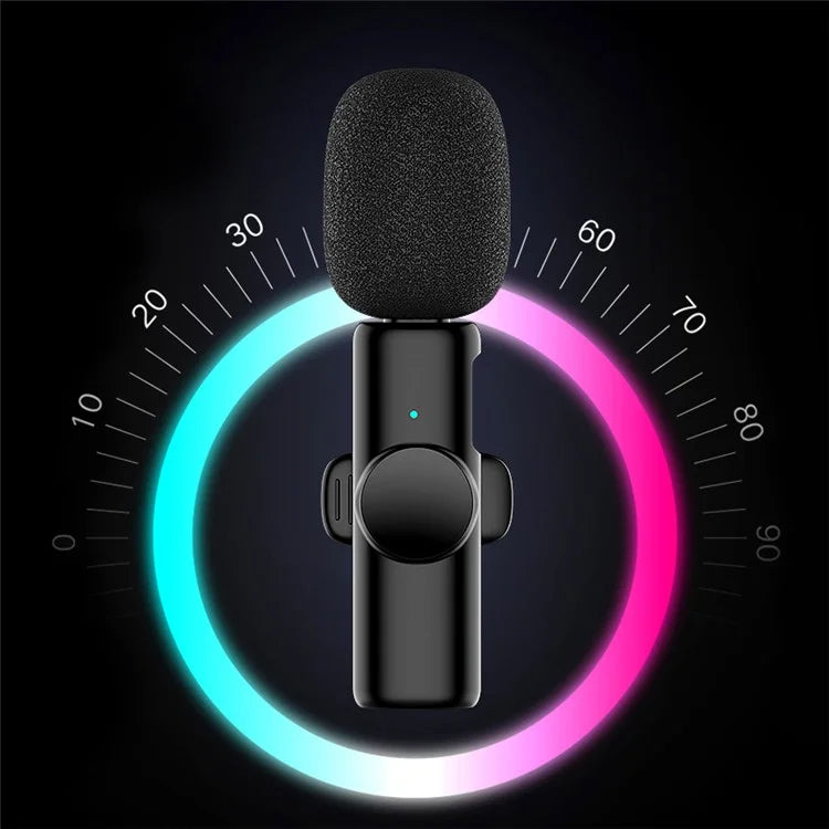 TASX K2 Wireless Lavalier Microphones – Dual Mic with Lightning Receiver & Noise Reduction