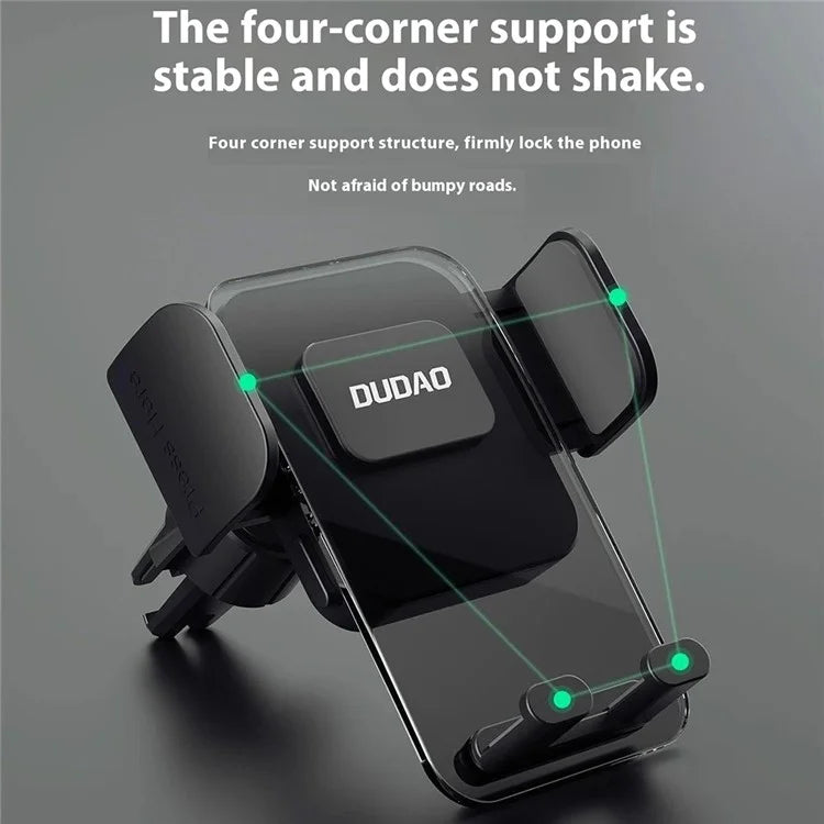 DUDAO F8Max Car Phone Holder – 360° Rotating Air Vent Mount