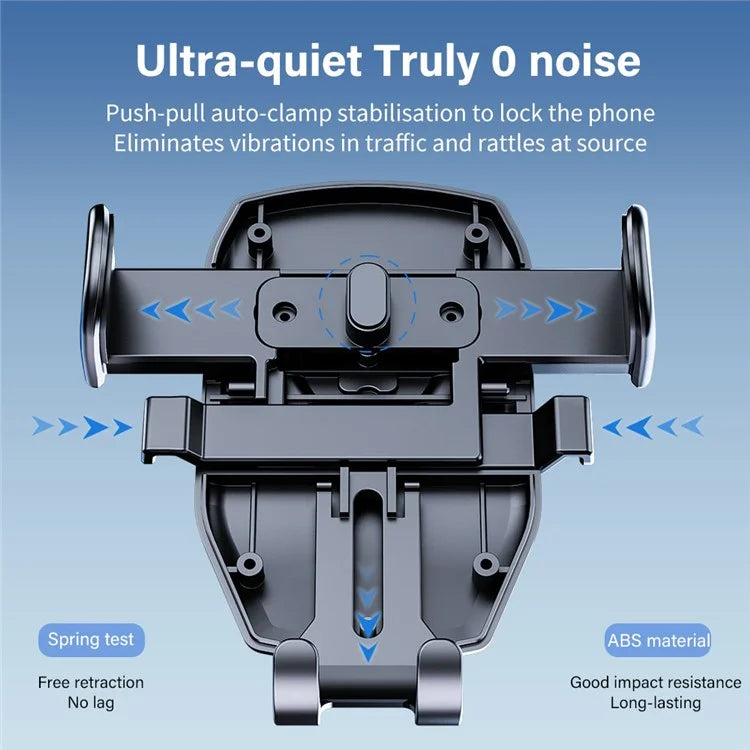 TASX K5 Suction Cup Car Phone Holder – Telescopic Arm, Universal Mount