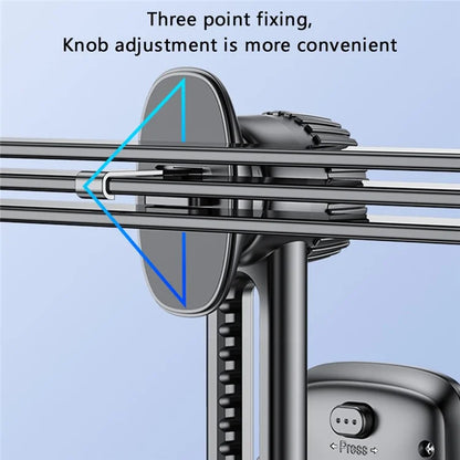 YESIDO C242 Adjustable Car Phone Holder – Air Vent Mount with Hook Clip