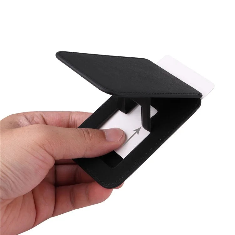 TASX G057 MagSafe Card Holder – PU Leather Back Attachment with Kickstand