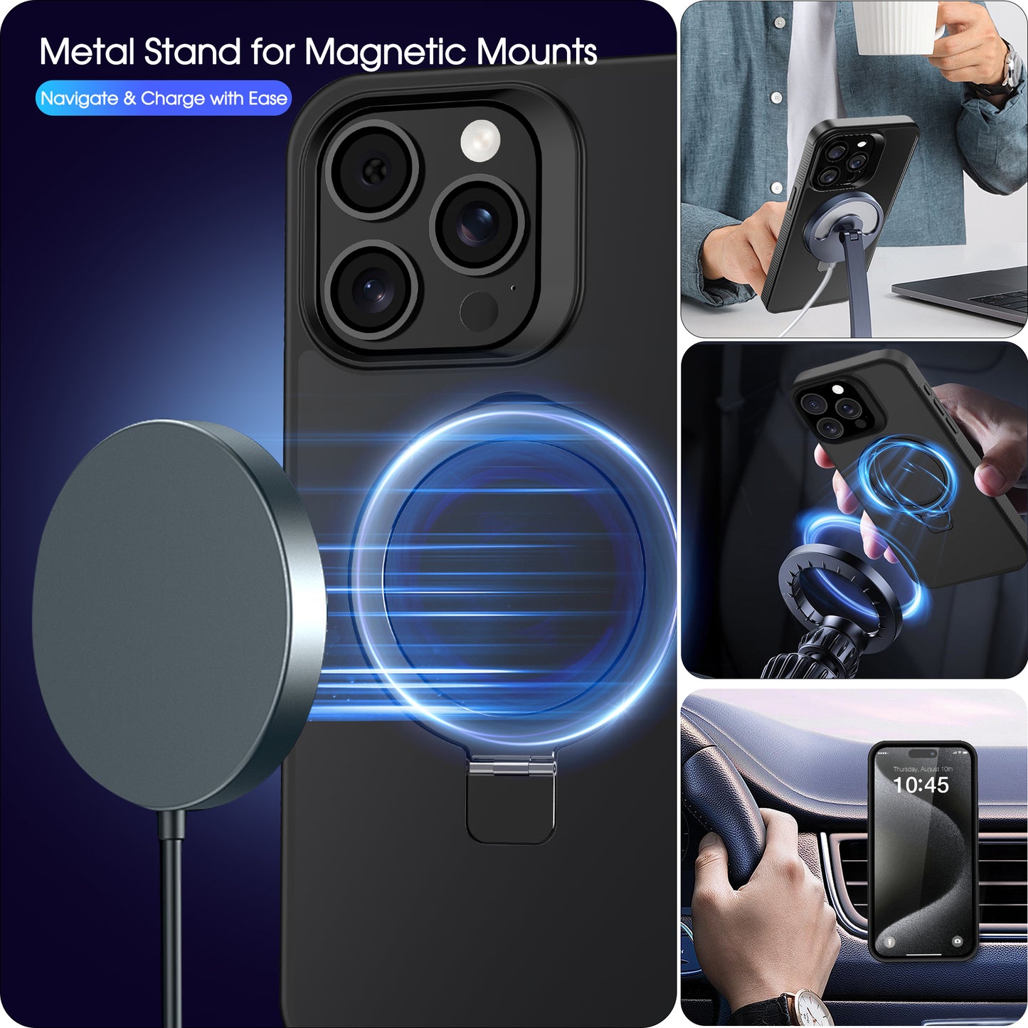 Case It IPhone 11 MagFold Series Magnetic Kickstand Matte Case