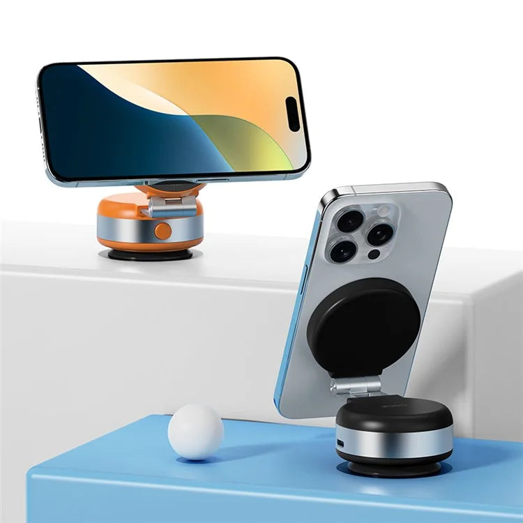 ROCK Q16 Electric Suction Cup Magnetic Phone Holder Portable Stand