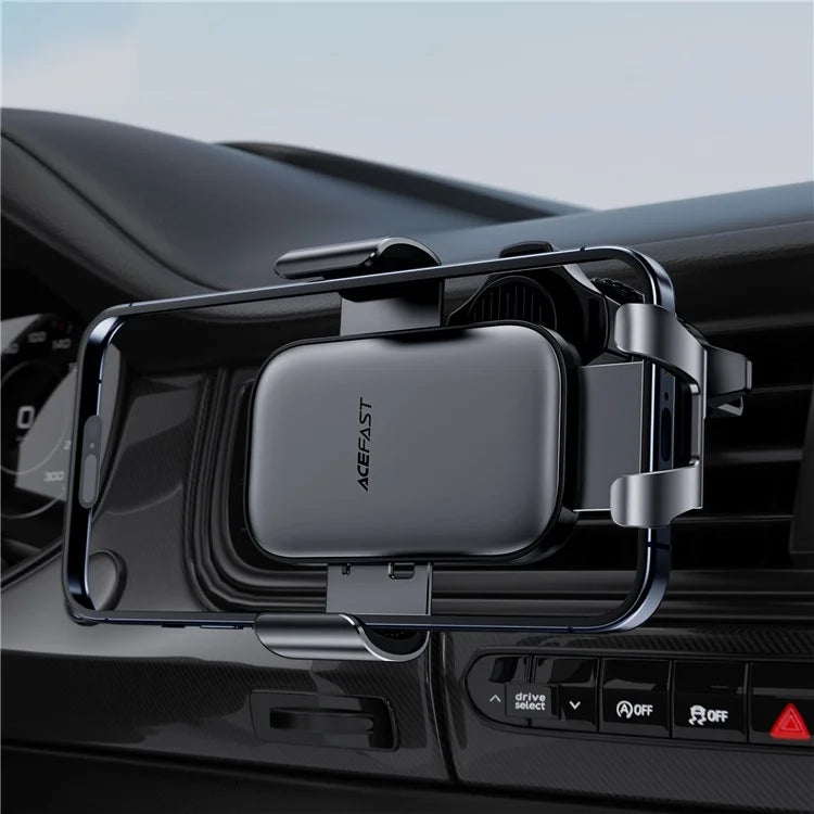 ACEFAST D38 Car Phone Holder – Air Vent Gravity Mount with Aluminum Alloy Design