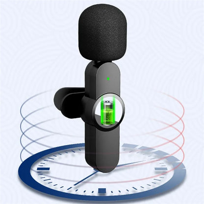 TASX 2Pcs Wireless Lavalier Microphone – Type-C Clip-On Mic
