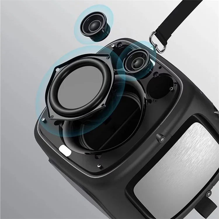 TASX Party One Bluetooth Portable Karaoke Speaker with 2 Microphones