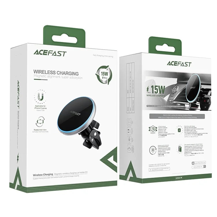 ACEFAST D3 Wireless Charging MagSafe Car Charging Holder