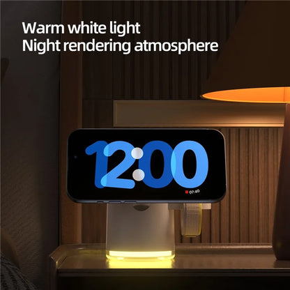 TASX C16 QI2 Charging Stand Night Light 3 in 1 MagSafe Wireless Charger