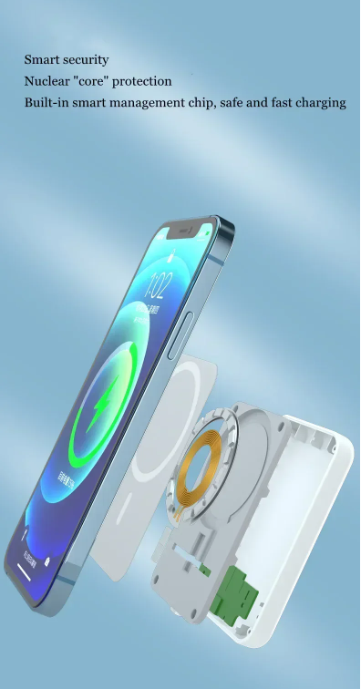 Apple Iphone Magsafe Fast Charging Mini Battery Pack PowerBank 15w