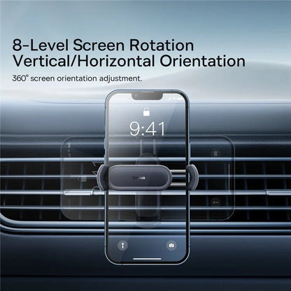 BASEUS Steel Cannon 2 Car Phone Holder – Air Outlet Spring Clip Mount