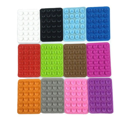 TASX Silicone Suction Cup Phone Holder – 3M Stick-On Anti-Slip Mount for Mirrors & Showers