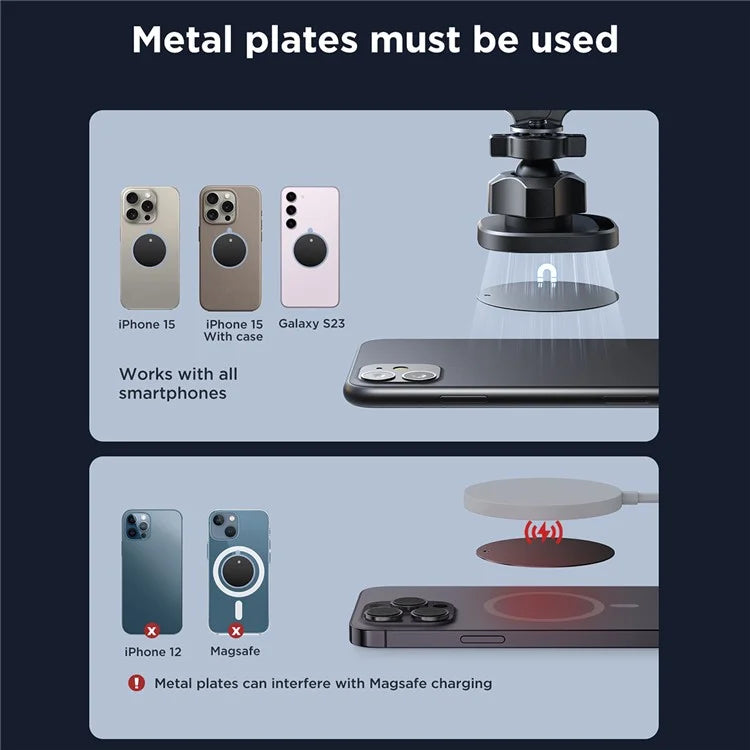 JOYROOM JR-ZS400 Magnetic Car Phone Mount – Air Vent Clip Holder