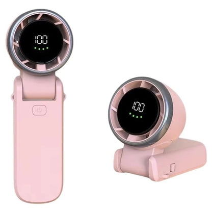 TASX A9 Foldable USB Rechargeable Mini Fan with 100-Speed Adjustment