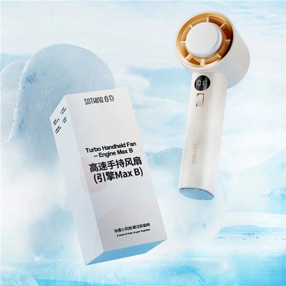 TASX SOTHING Engine MaxB Portable Handheld Fan with 100 Wind Speeds