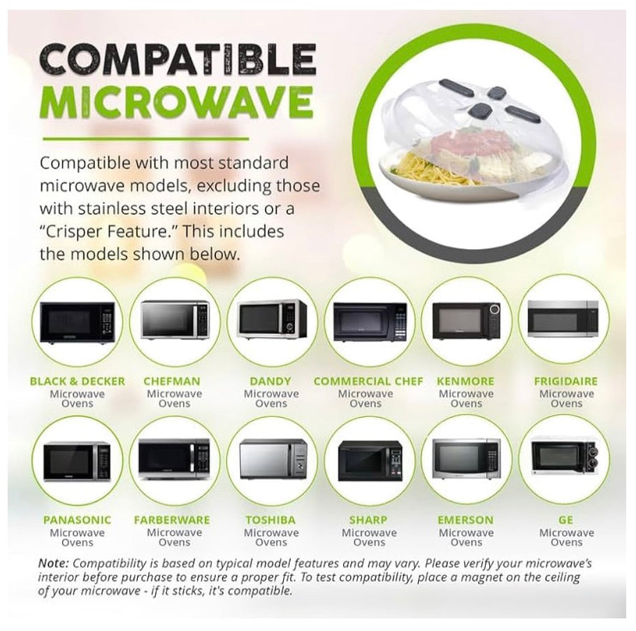 XTRA HoverCover Magnetic Microwave Splatter Cover