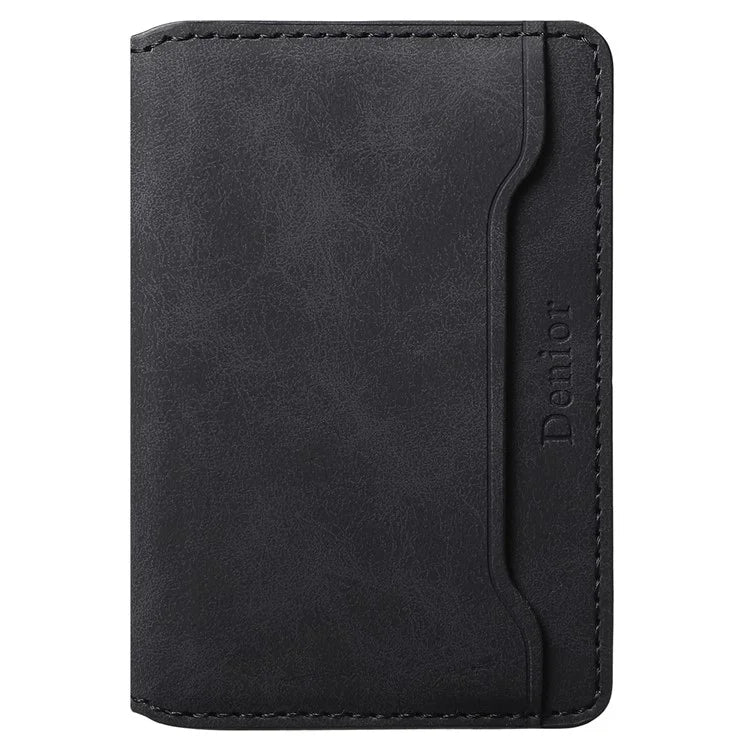 TASX D20 Retro Leather Card Holder – MagSafe-Compatible Back Case Attachment