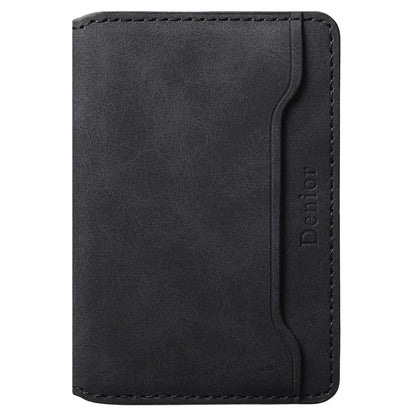 TASX D20 Retro Leather Card Holder – MagSafe-Compatible Back Case Attachment