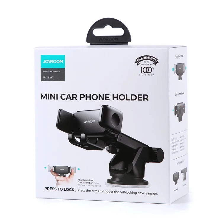 JOYROOM JR-ZS283 Universal Car Phone Holder – 360° Rotation Windscreen & Dashboard Mount