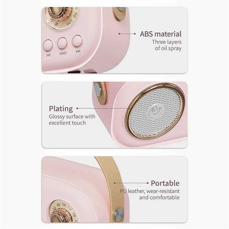 TASX C20 Plus Mini Karaoke Wireless Bluetooth Speaker with Microphone