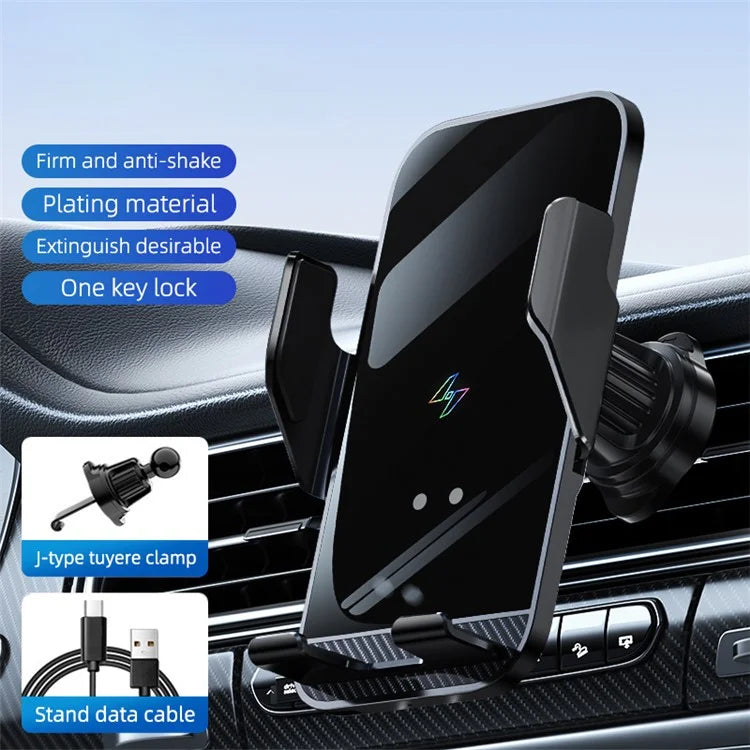 TASX C8 Car Air Vent Phone Wireless Charging Holder with Metal Bracket