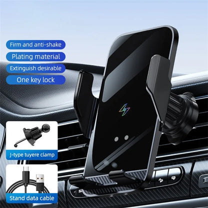 TASX C8 Car Air Vent Phone Wireless Charging Holder with Metal Bracket