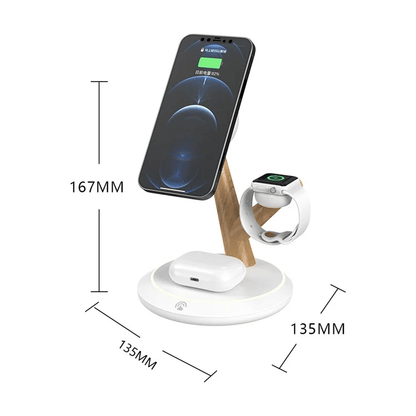 TASX TH02 Tree Branch Design 3-in-1 15W Magnetic Wireless Charger