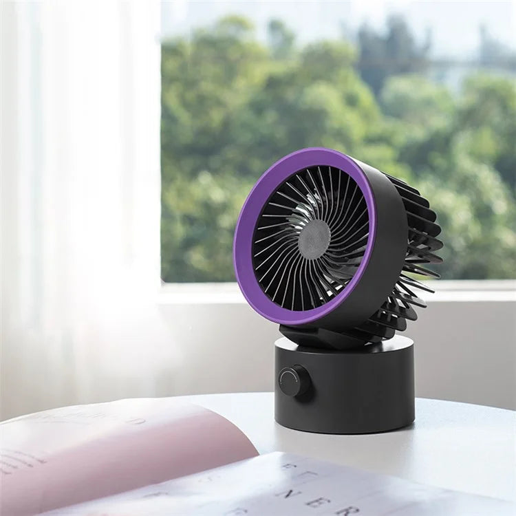 TGVI LLD-F87 Portable Desktop Fan with Auto Rotation and Long Battery Life