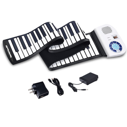 TASX Hand Roll Piano Pads Flexible Battery USB Powered (88 Keys)