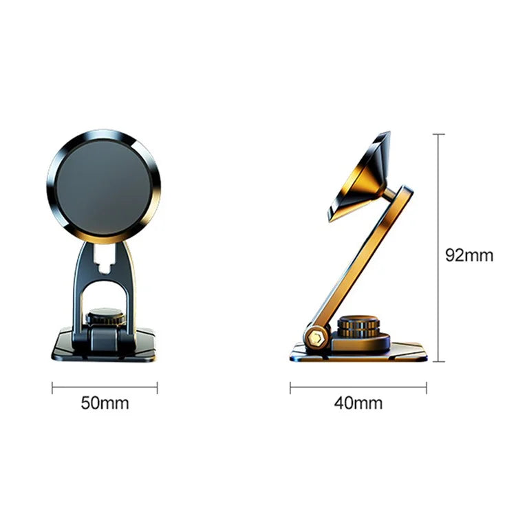 TASX CA5 Car Suspension Magnetic Phone Holder - 360° Rotatable Adhesive Mount