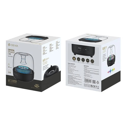 TASX Smart Series EM046 Crystal Bluetooth Speaker with RGB Light and HiFi Sound