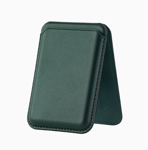 TASX AD366 MagSafe Card Holder – Leather Sleeve with Multifunctional Kickstand