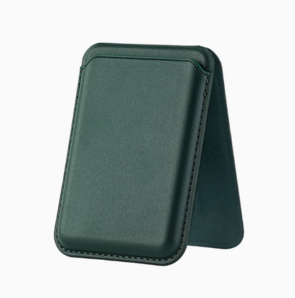 TASX AD366 MagSafe Card Holder – Leather Sleeve with Multifunctional Kickstand