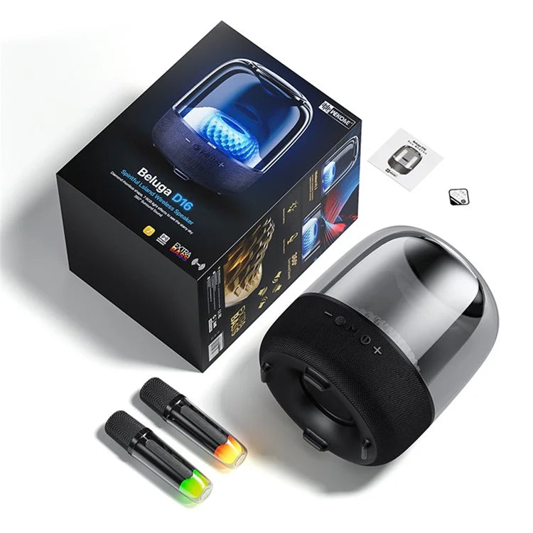 WEKOME Beluga D16 Desktop Bluetooth Speaker 40W Wireless Speaker with Dual Microphones