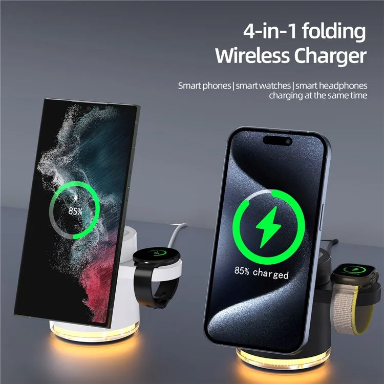 TASX C16 QI2 Charging Stand Night Light 3 in 1 MagSafe Wireless Charger