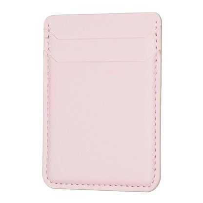TASX BFK12 Stick-On Card Holder – Litchi Leather Credit Card Sleeve for Phone