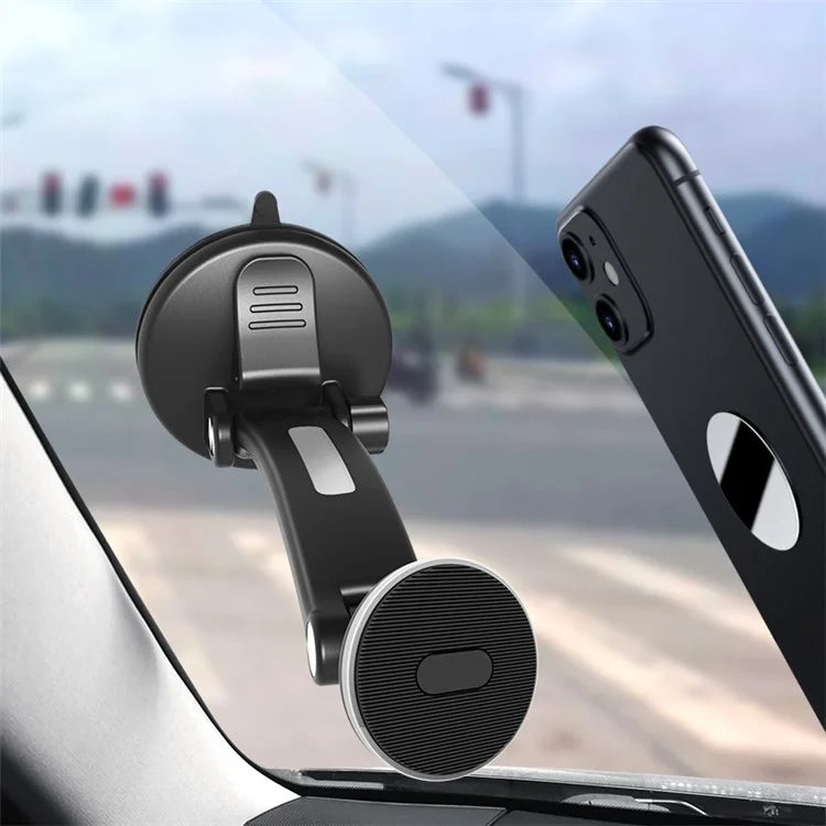 TASX CT18 Strong Magnetic Car Phone Holder - Long Arm Dashboard & Windshield Mount