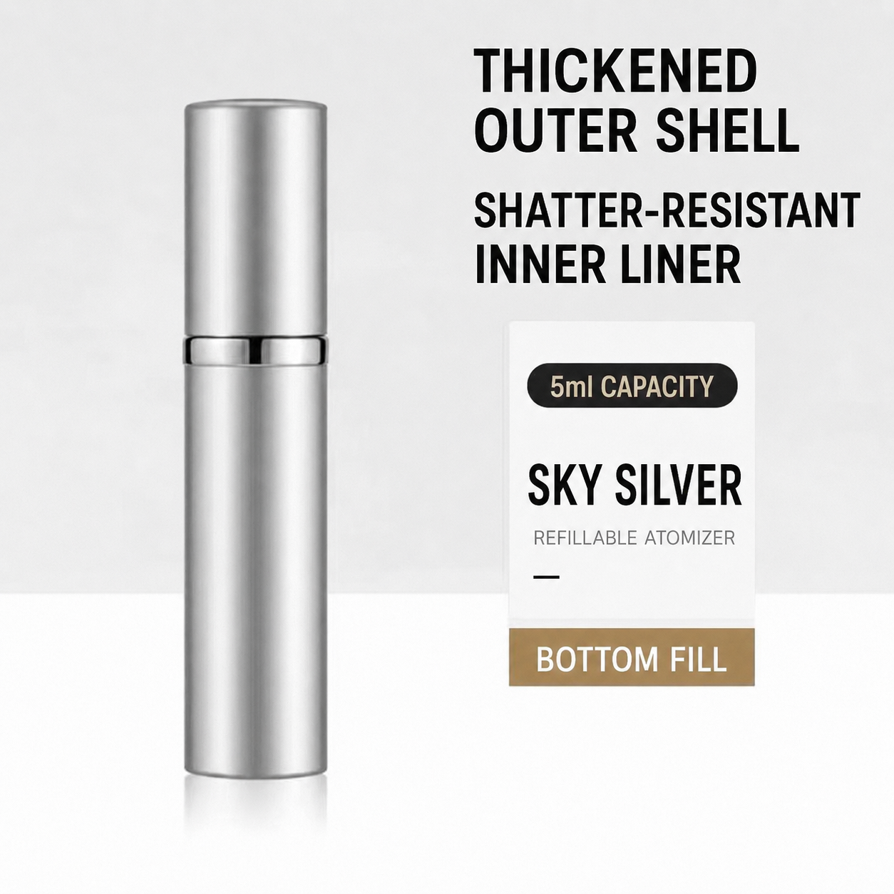 XTRA ScentSnap – Refillable Travel Perfume Atomiser