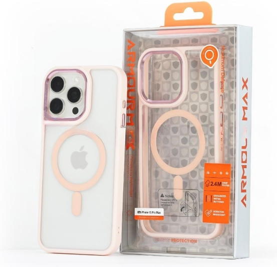 ArmourMax IPhone 12 Pro Max Metal Accessories Soft Grip Shockproof Case MS