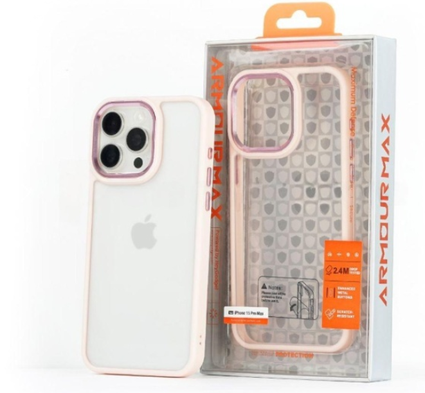 ArmourMax IPhone 12 Pro Max Metal Accessories Soft Grip Shockproof Case