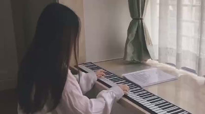 TASX Hand Roll Piano Pads Flexible Battery USB Powered (88 Keys)