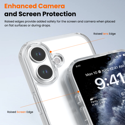 REDEFINE Ice-Transparent Anti-Fall Case for iPhone 17
